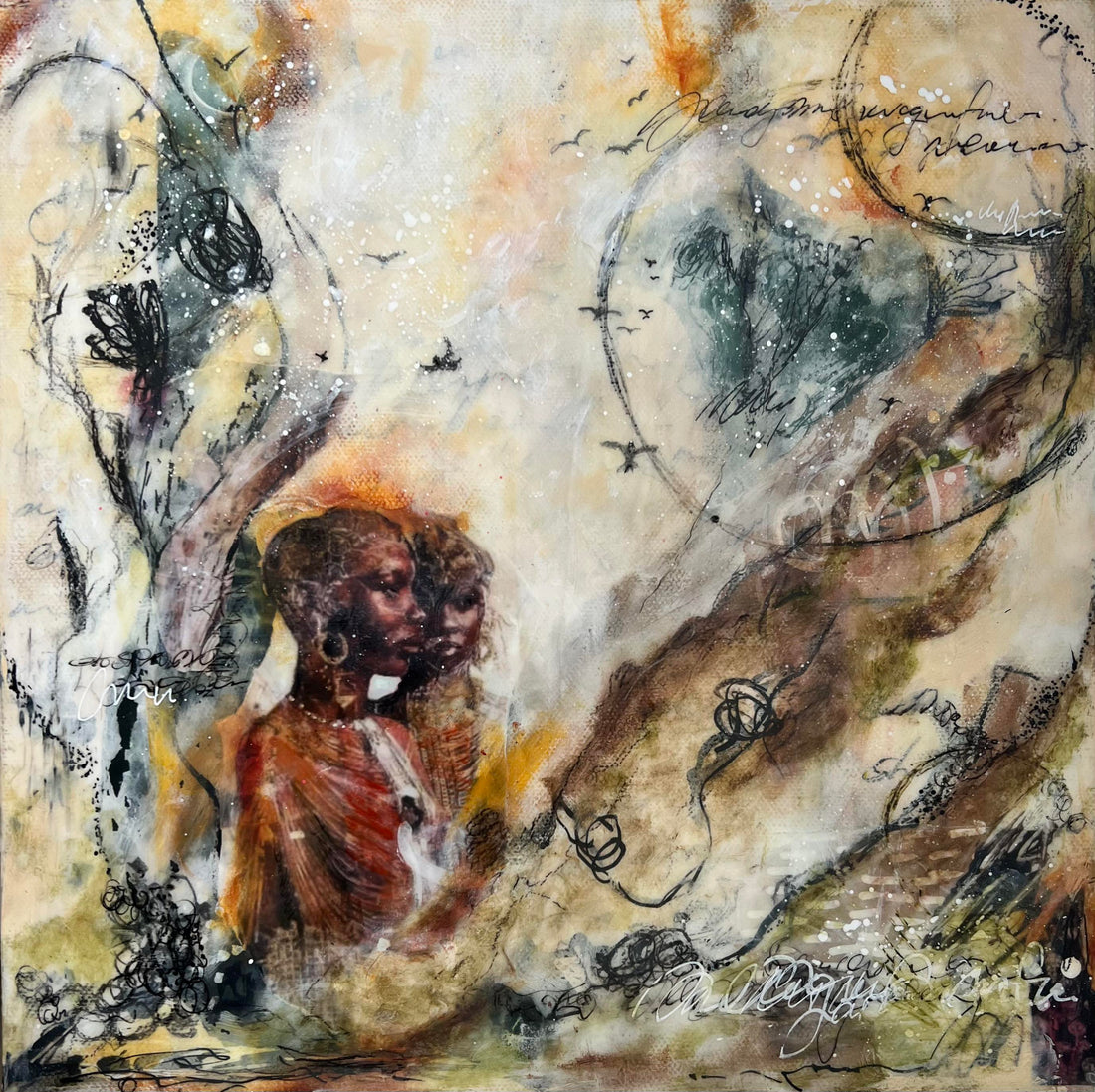 Welcoming You To My Sacred Space, Brenda Tsiaousis Art.