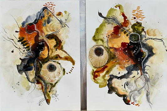 Autumn Shades II | Original Abstract Art