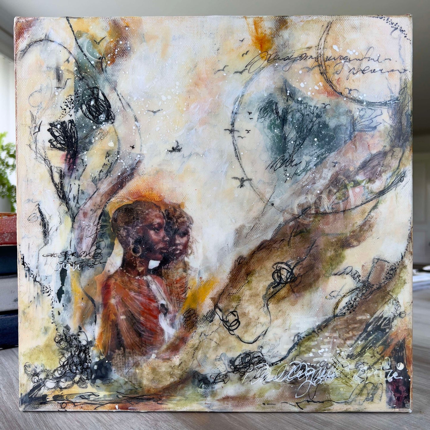 ~Abstract, Encaustic