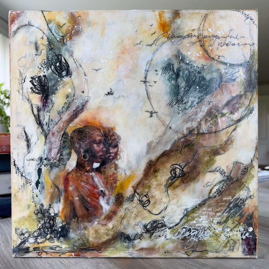 ~Abstract, Encaustic