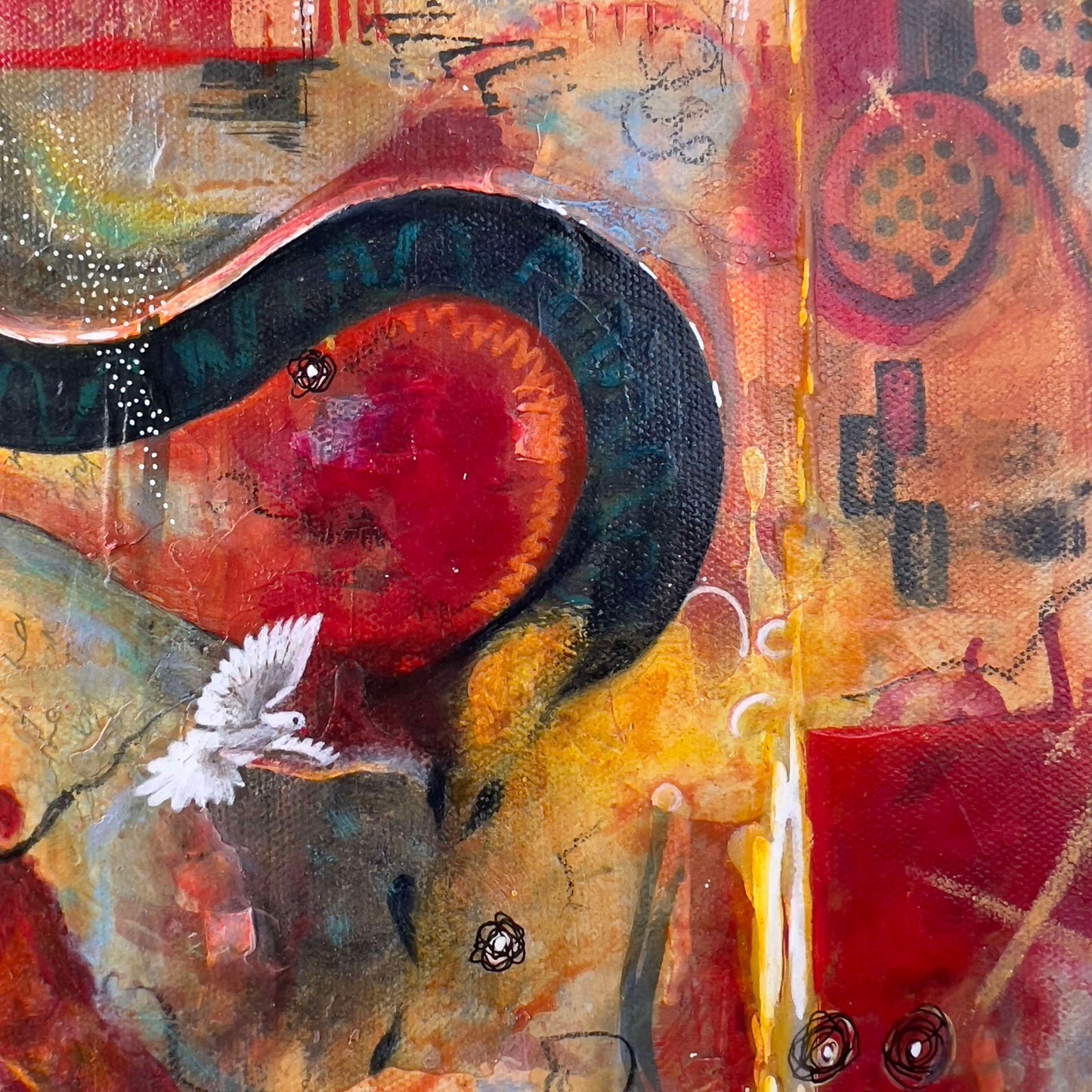 Call To Me and I Will Answer | Original Abstract Art