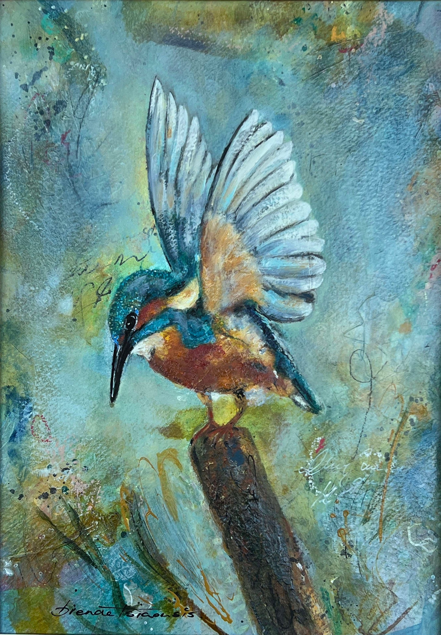 Birds Of A Feather- Kingfisher I | Original Art