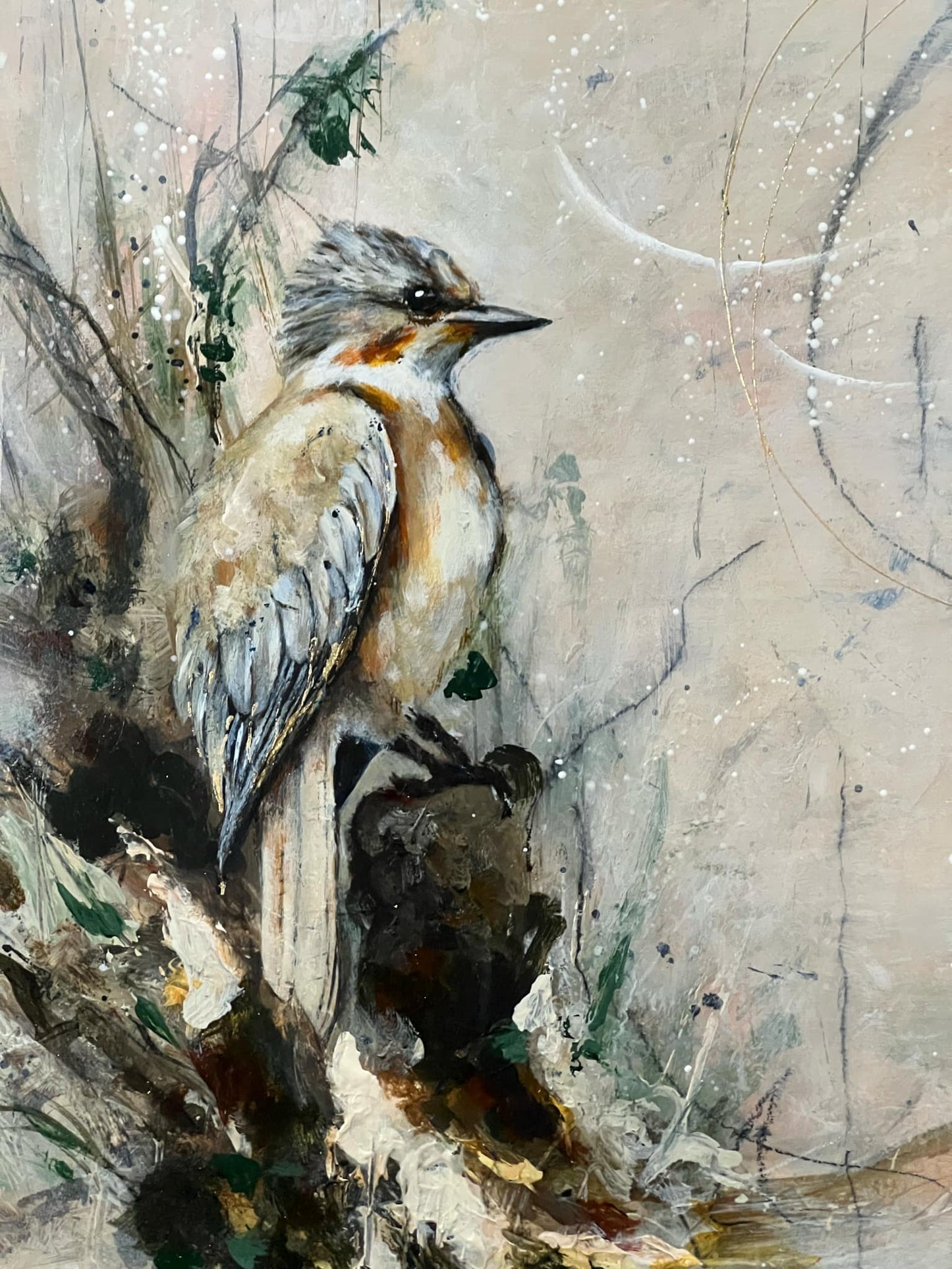 This Little Bird Told Me | Abstract Realism Original Art