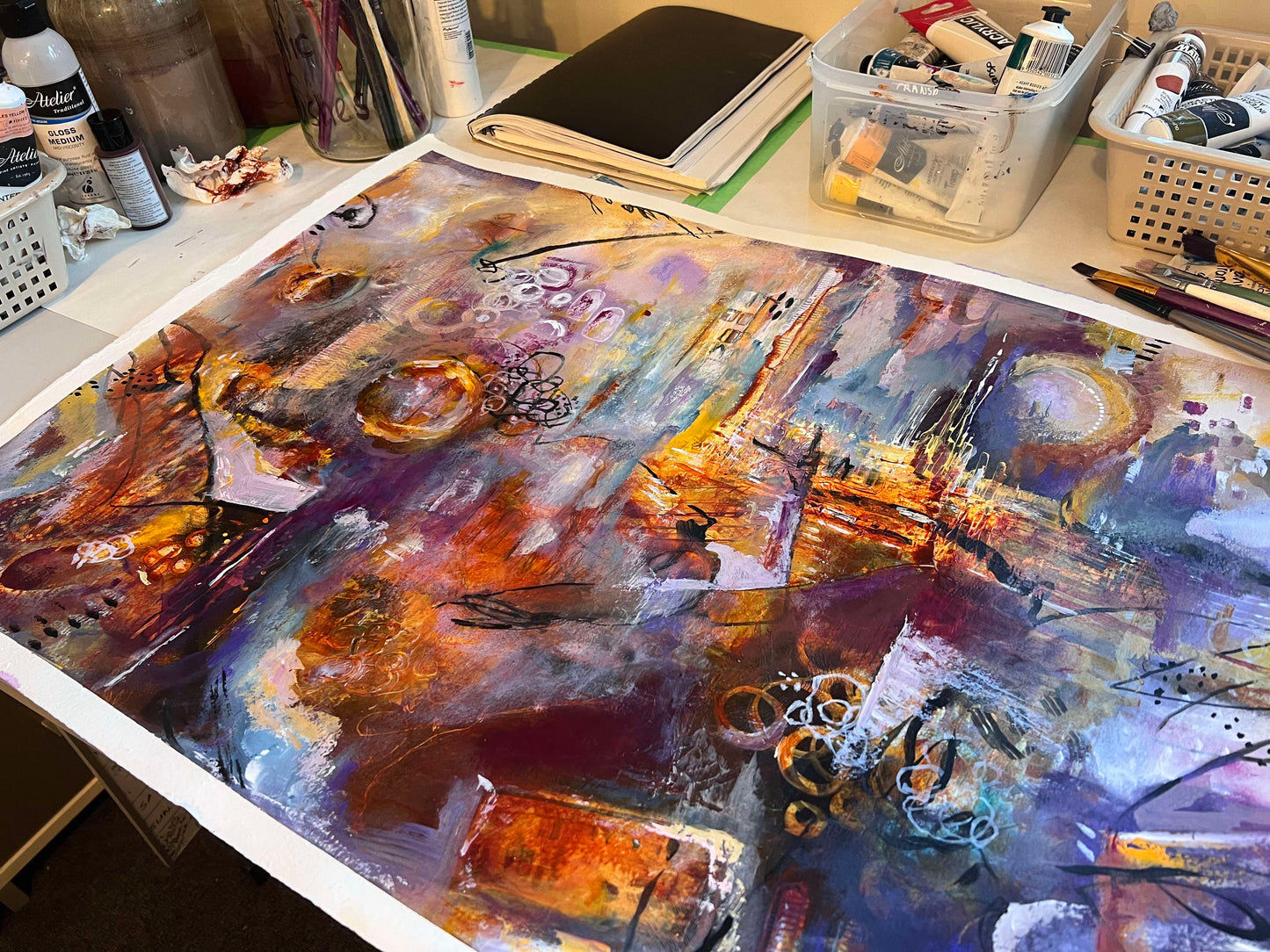 Celestial City Imagination | Abstract Art