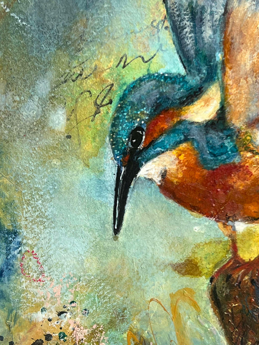 Birds Of A Feather- Kingfisher I | Original Art