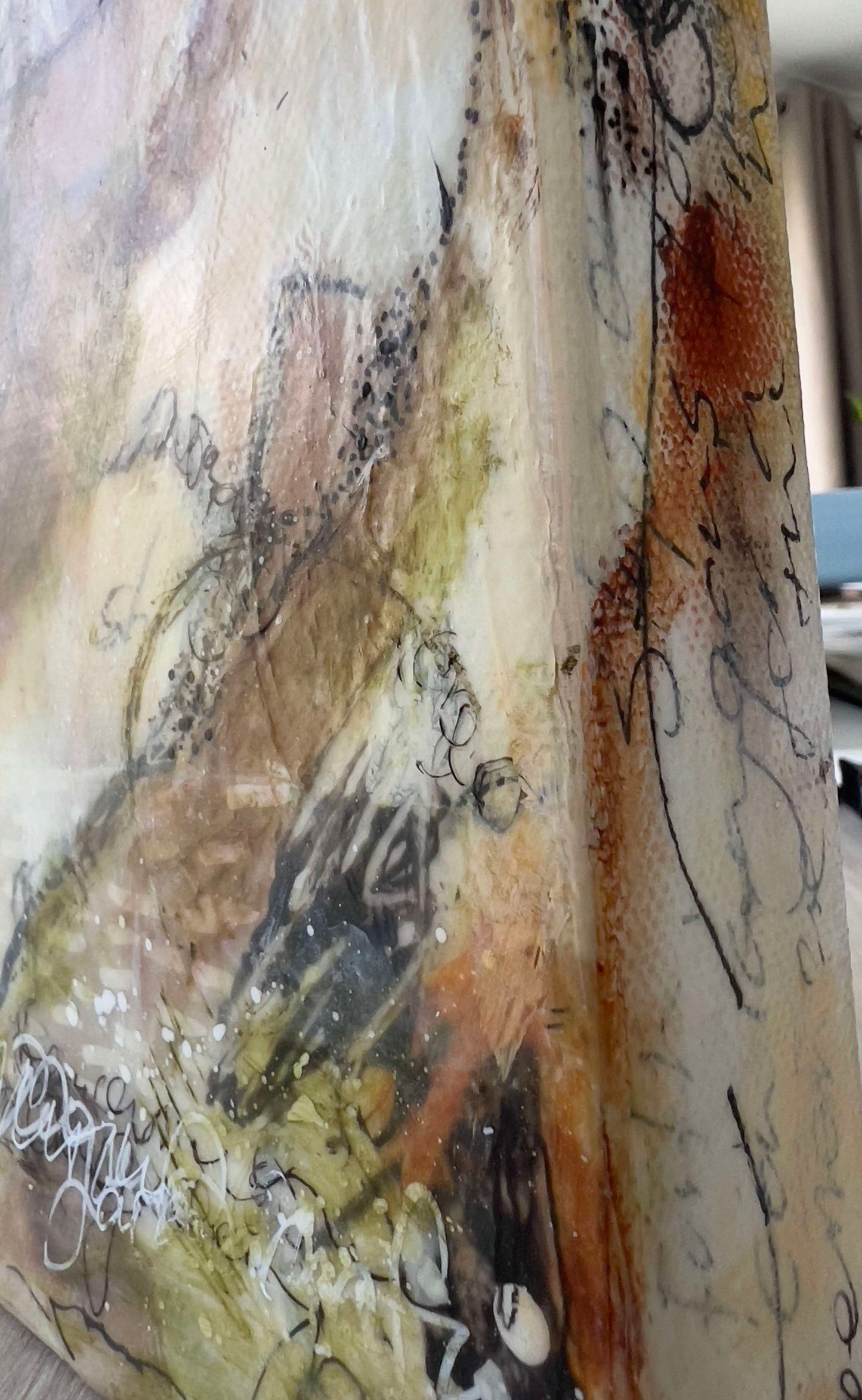 ~Abstract, Encaustic
