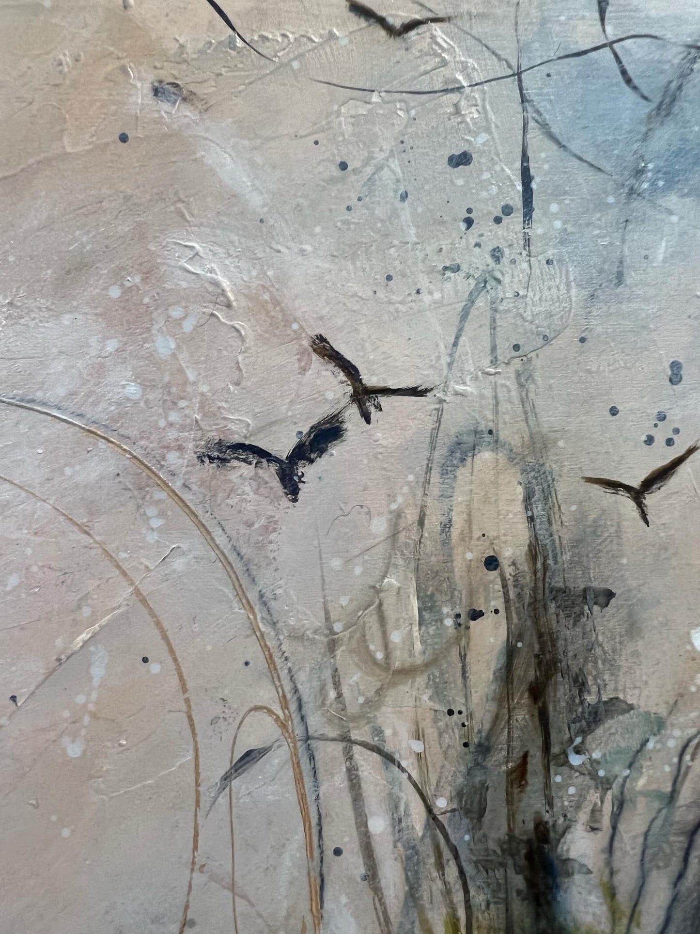 This Little Bird Told Me | Abstract Realism Original Art