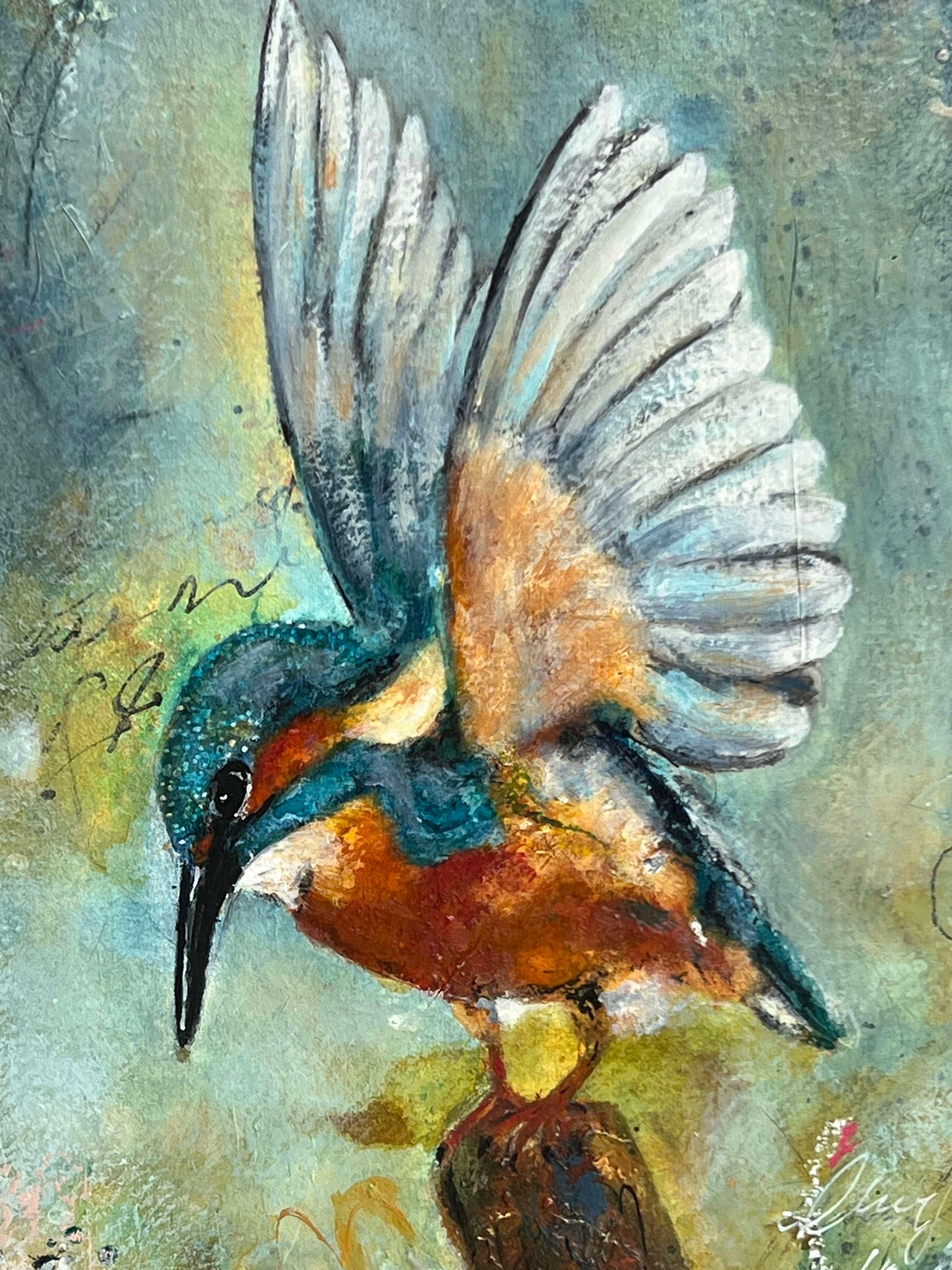 Birds Of A Feather- Kingfisher I | Original Art