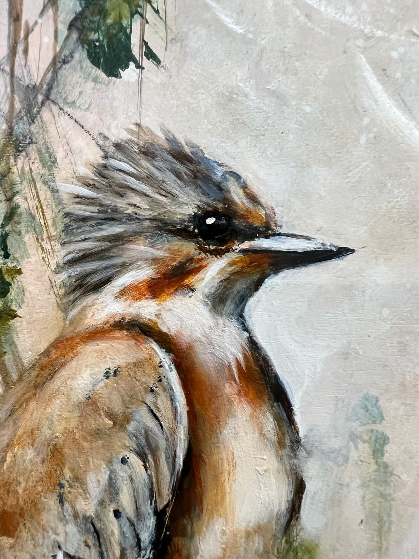 This Little Bird Told Me | Abstract Realism Original Art