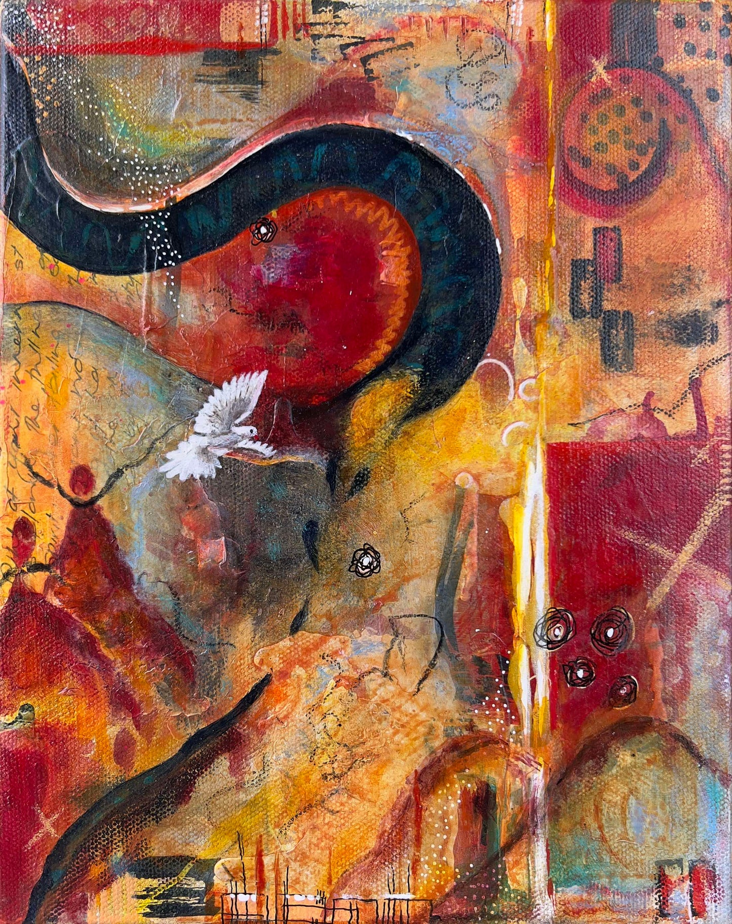Call To Me and I Will Answer | Original Abstract Art