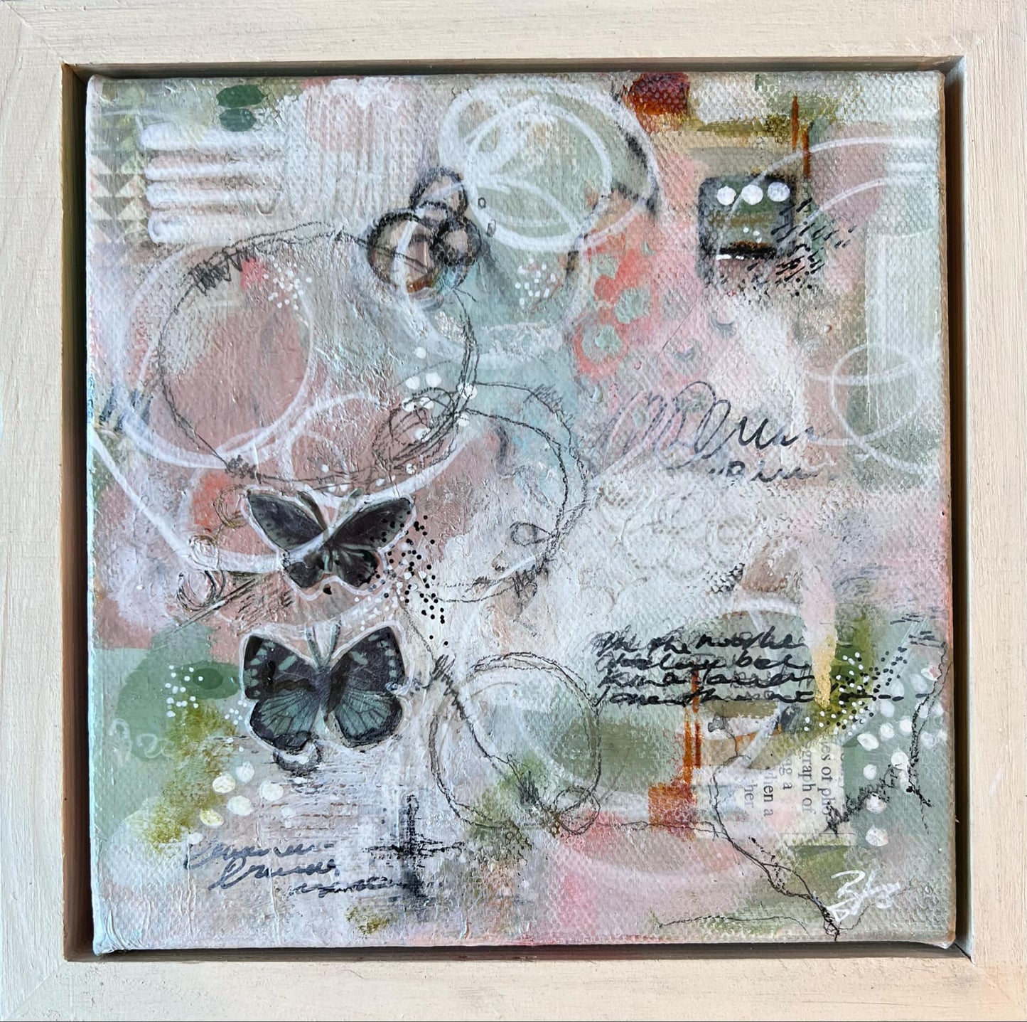 Flutterby Me II | Abstract Collage