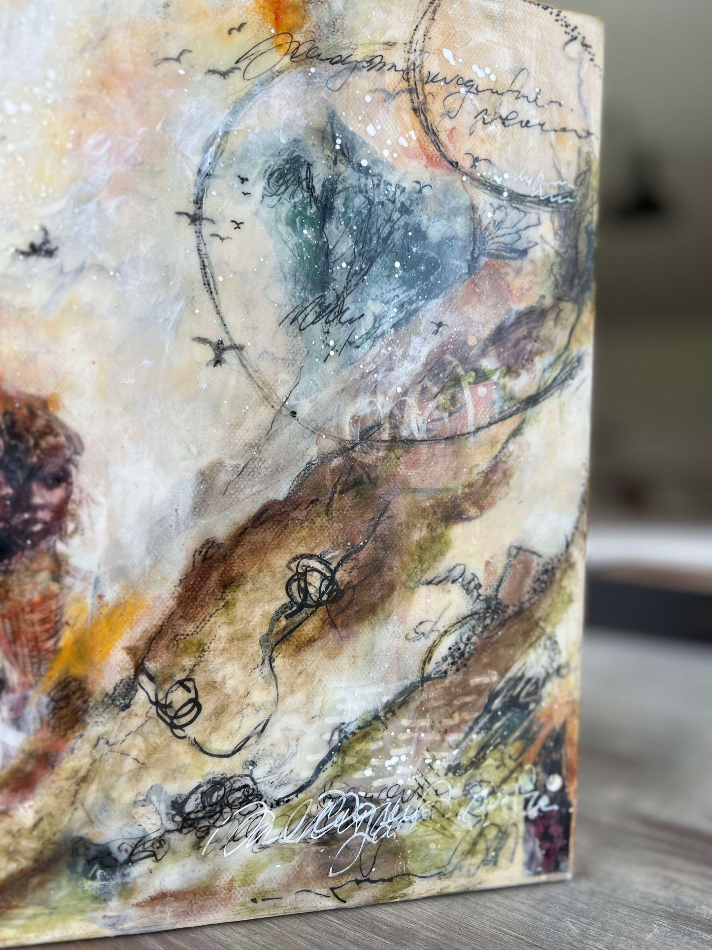 ~Abstract, Encaustic