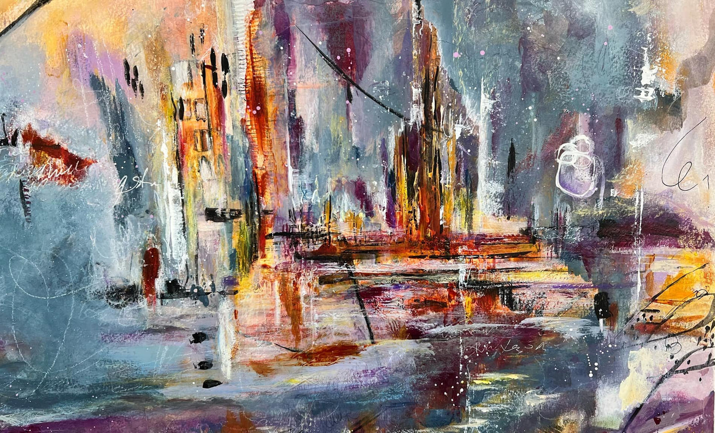 Celestial City Imagination | Abstract Art