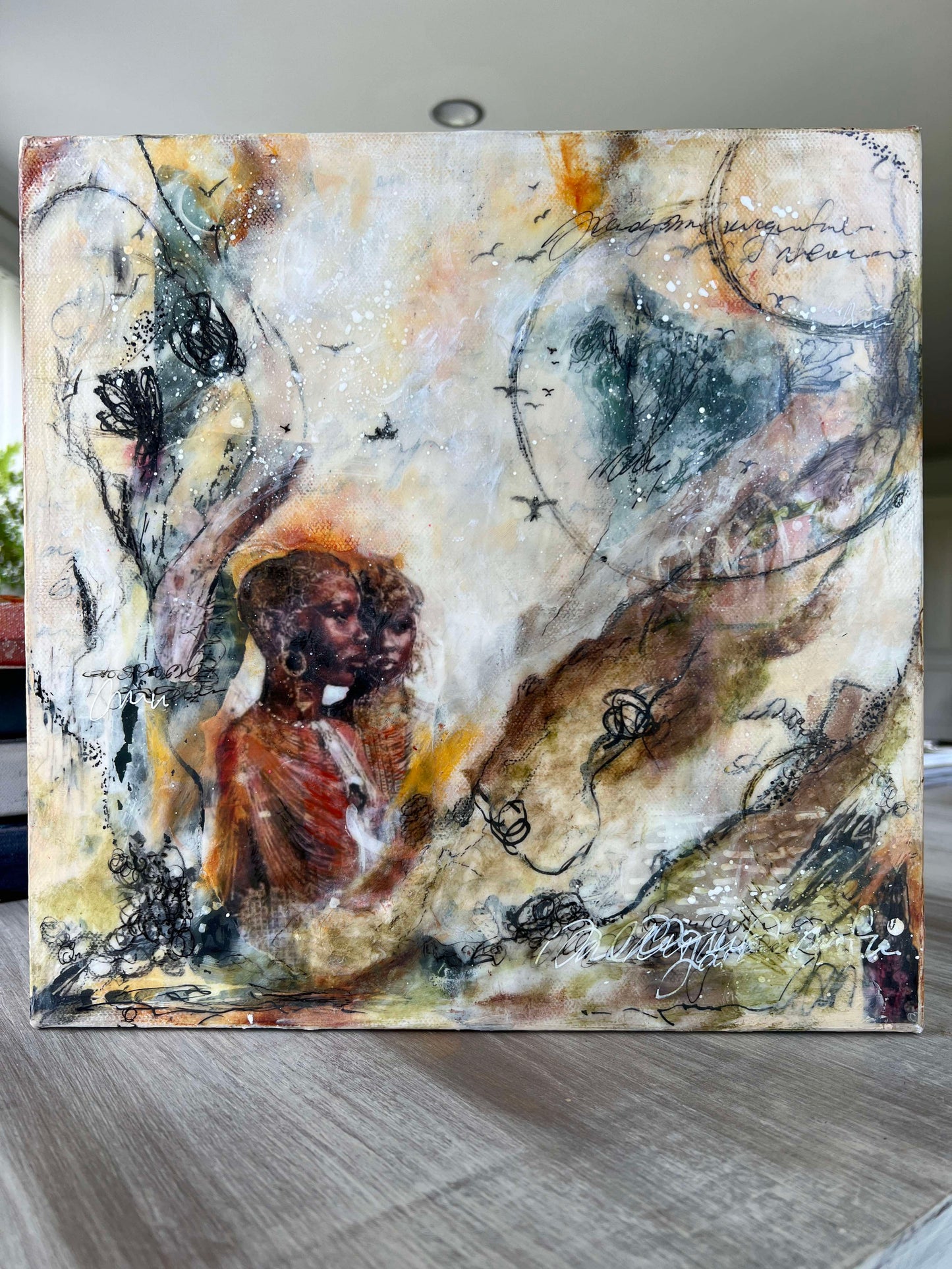 ~Abstract, Encaustic