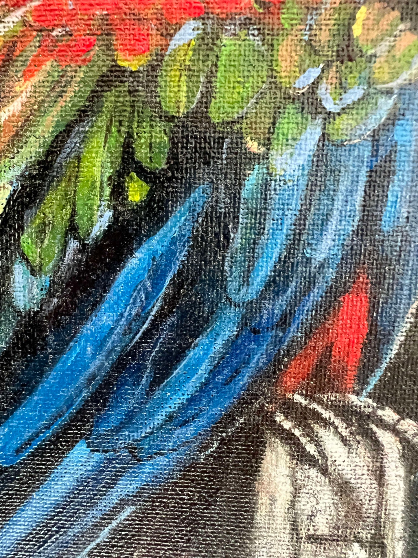 Parrot On Log | Original Art