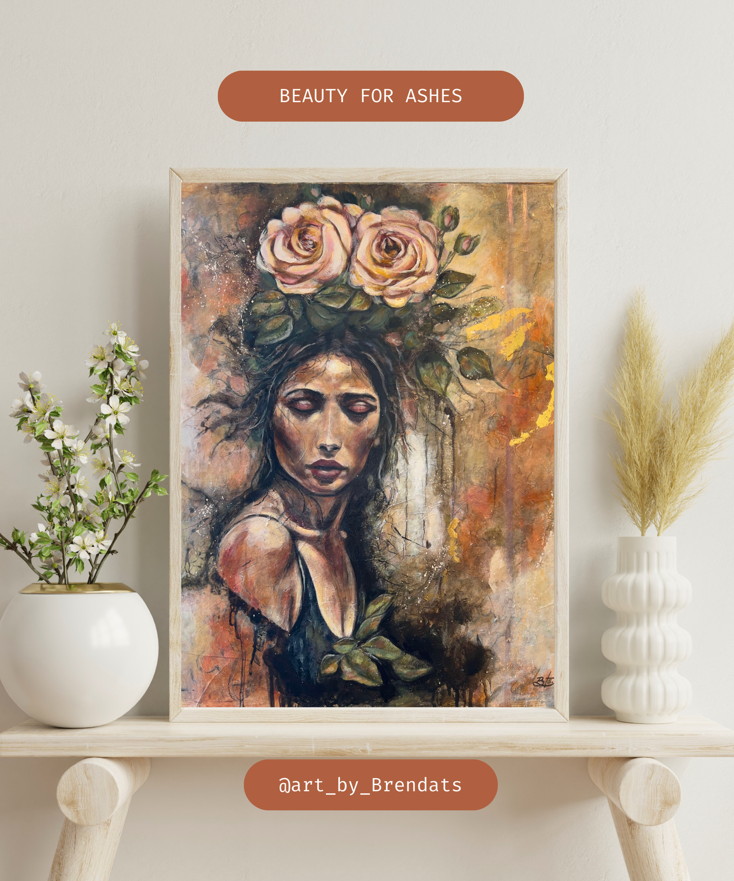 Beauty For Ashes | Original Abstract Realism Art