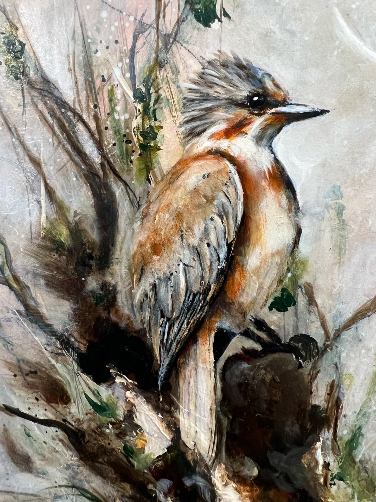 This Little Bird Told Me | Abstract Realism Original Art