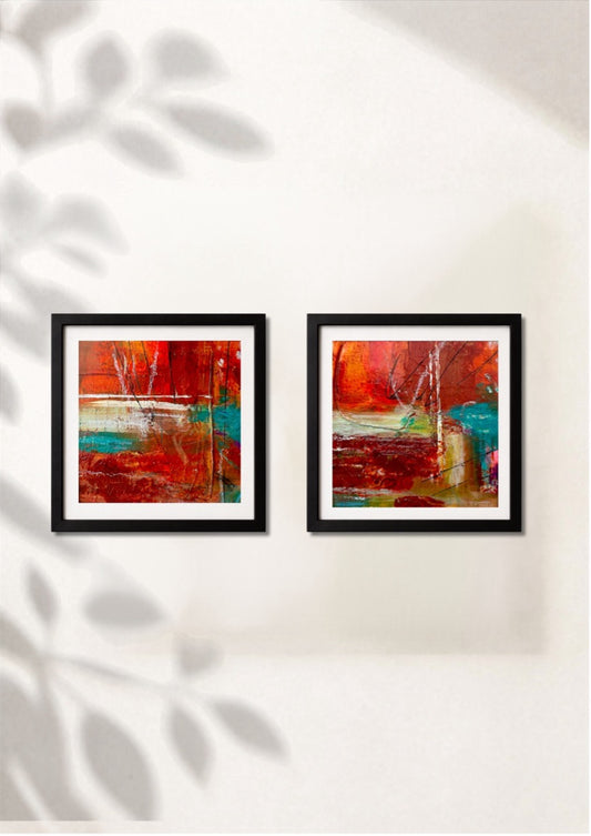 Golden Glow - Mini Abstract